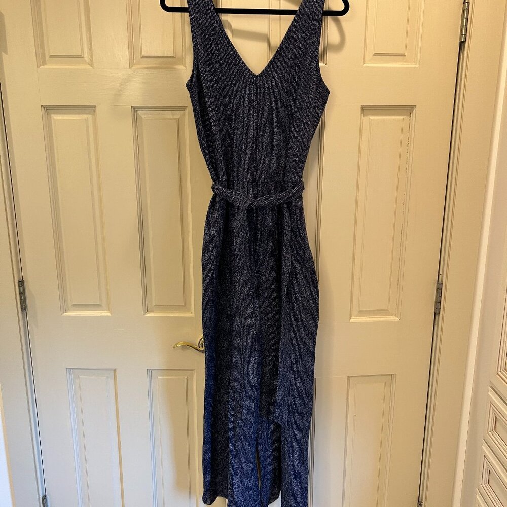 NEW GAP Jumpsuit--Navy/ White, Size L Tall